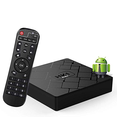 Android TV Box 9.0【4G+64G】- Livebox Smart TV Box, HK1 Quad Core 64 Bit/Android Box Wi-Fi Dual-Band/BT 4.1/ Box TV UHD 4K TV/USB 3.0 Media Player, Android Set-top-Box