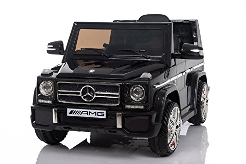 Kaufexpress Mercedes Benz G65 AMG Jeep SUV Kinderfahrzeug Kinderauto Elektroauto Fernbedienung MP3 Anschluss in Schwarz