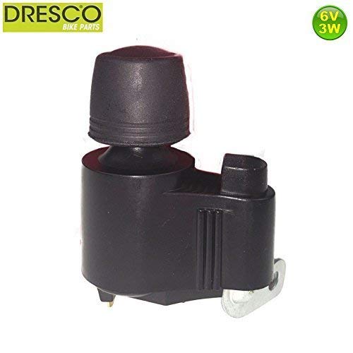 Luxe W01010406 Fahrraddynamo Dresco 2-polig Fahrrad Dynamo Linksmontage 6V/3W