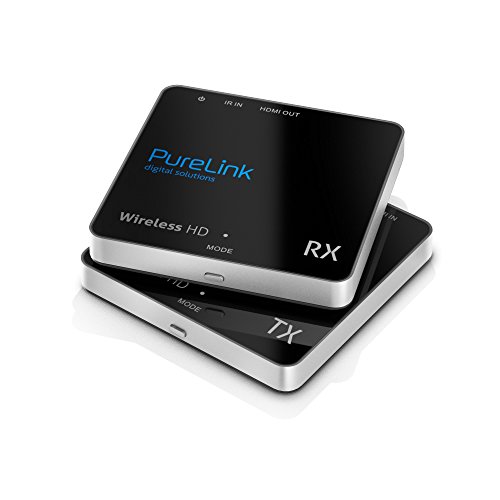 PureLink CSW110 Wireless HD Extender Set (Empfänger und Sender) für HDMI mit Full-HD 1080p, 3D Kabellos, unkomprimiert, Reichweite max. 30m, schwarz