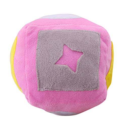 LOVIVER Modisches Plüsch Hunde Ball Spielzeug - Rosa