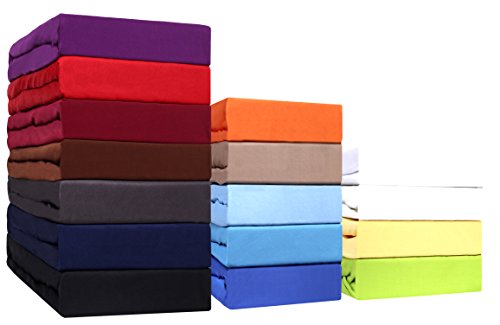 NatureMark Sonderposten!! Mikrofaser SPANNBETTLAKEN zum Sparpreis! viele Größen und Farben Markenware (180x200-200x200 cm, anthrazit grau)