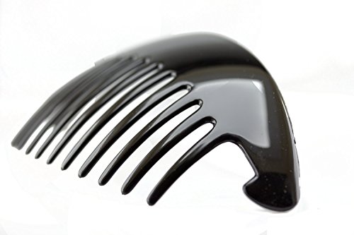 2Stk. XL Steckkamm in schwarz 14cm lang 7 cm breit - Made in Germany -WeLoveBeads