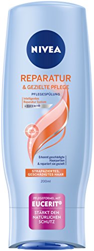 Nivea Reparatur & Gezielte Pflege Spülung für strapaziertes, geschädigtes Haar, 6er Pack (6 x 200 ml)