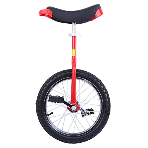 Paneltech 16'/20' Kinder-/Erwachsenentrainer Einrad höhenverstellbar Skidproof Butyl Mountain Reifen Balance Radfahren Heimtrainer Fahrrad (16')