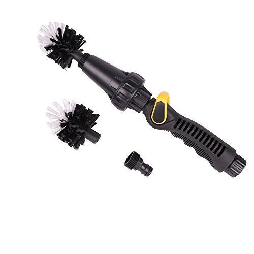 FelgenFUXX Original clevere Profi Felgen-Bürste - schonende Reinigung für Auto, Motorrad, Mountainbike, Haushalt und Garten - mit Zwei Hochwertigen Universalbürsten (M)