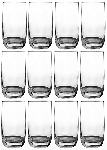 Luminarc - Wassergläser Longdrinkgläser | 12-teiliges Set | 330 ml | spülmaschinenfest | Hochwertige Qualität | Trinkgläser | Universalglas | Kratz- und schlagfest