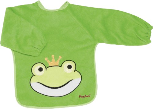 Playshoes 507136 - Ärmel-Lätzchen lang Arm, Froschkönig