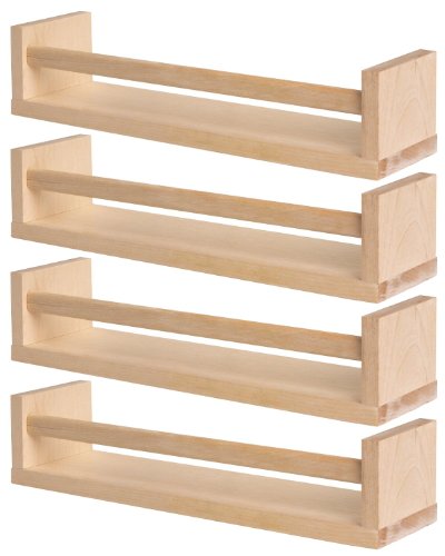 Ikea BEKVÄM Gewürzregale aus massiver Birke; 4 Stück