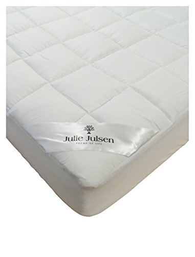 Julie Julsen Unterbett Matratzen-Schoner in Verschiedenen Größen, Soft-Topper, Microfaser-Polyester-Matratzen-Auflage Auch für Boxspring- und Wasserbetten geeignet 90x200 cm