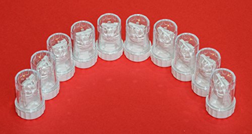 Sports Vision's Kontaktlinsenbehälter - Üblich Typ Barrel 10 Stück CE-gekennzeichnet und FDA-zugelassen