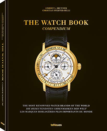 The Watch Book, Compendium - Das zweibändige Standardwerk zur Geschichte der bedeutendsten Uhrenmarken der Welt als preisgünstiger Sammelband (Deutsch, Engl., Franz.), 22,3x28,7 cm, 504 Seiten