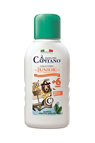Pasta del Capitano Mundwasser Junior + 6 Jahre - Süsse Minze, 250 ml