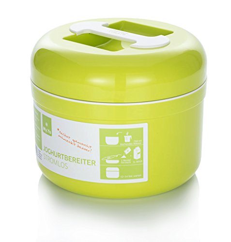 My.Yo Joghurtbereiter ohne Strom, in Limette + 2 Beutel Bio-Fermente gratis!