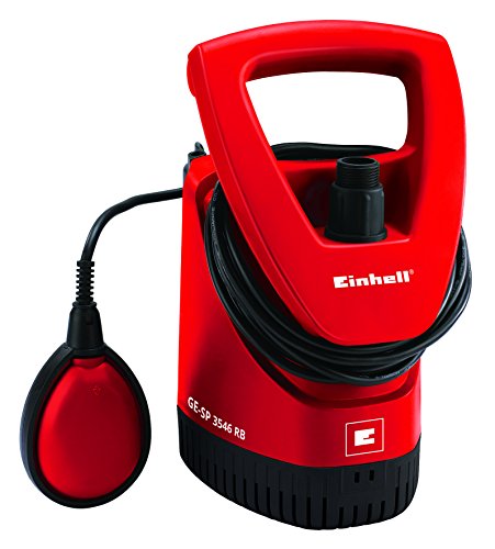 Einhell Regenfasspumpe GE-SP 3546 RB (350 W, max. Fremdkörpergröße 2,5 mm, max. Fördermenge 4.600 L/h, max. Förderhöhe 11 m, stufenloser Schwimmschalter, Kunststoff-Pumpengehäuse)