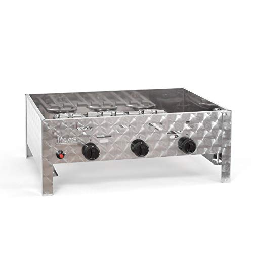 Korpus 11 kW Gehäuse Rahmen Bräter 3-flammig Gasgrill Grill Gastrobräter Profigrill Verein