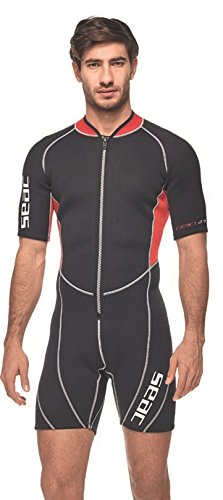 Seac Herren Neopren und mehr SEALIGHT, Black - Black / Red, XL