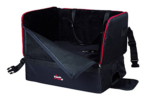 Trixie 1322 Autositz, 45 × 38 × 37 cm, schwarz