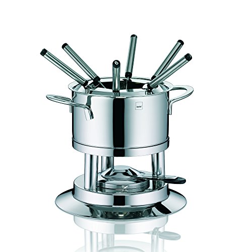 Kela 10968 Fondue-Set, Fleischfondue, 10-teilig, Für 6 Personen, Edelstahl, 1,7 l, Cailin