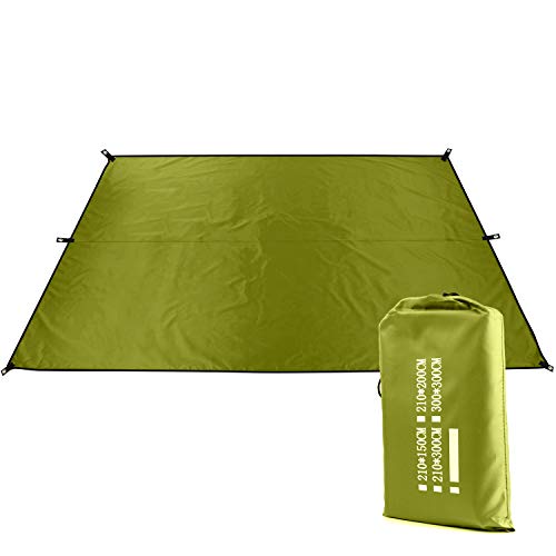 Diswoe Outdoor Picknickdecke, Picknick-Matte Campingdecke Stranddecke Matte Decke Wasserdicht für Strände, Picknicks, Parks, Camping und Outdoor-Aktivitäten Picknick Matte (210x300cm, Armeegrün)