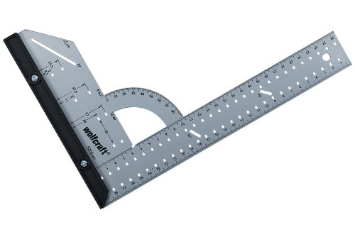 Wolfcraft 5205000 Universalwinkel, Länge 300 mm mit wechselbarem Kunststoffanschlag 200 x 300