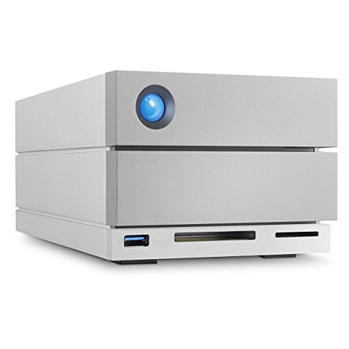 LaCie 2big Dock 8 TB externe Festplatte (Raid 0 und Raid 1, 2x Thunderbolt, USB 3.0, USB Hub, Cardreader)