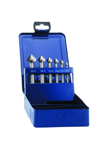 Exact by Eventus 05540 Kegelsenker Satz Ø 6,3 - 20,5 mm DIN 335C HSS 90°