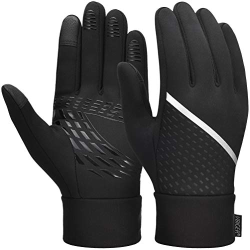 VBIGER Winterhandschuhe herren Touchscreen Handschuhe Warme Handschuhe Sporthandschuhe Fahrradhandschuhe Laufhandschuhe für Damen und Herren Schwarz