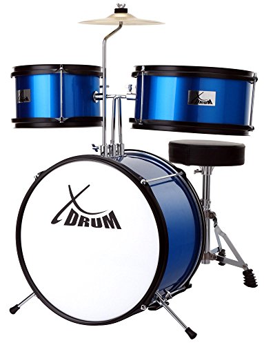 XDrum Junior KIDS Schlagzeug inkl. DVD blau