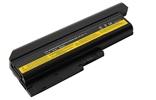 Mitsuru 7200mAh Notebook Laptop Akku Batterie für IBM Lenovo Thinkpad R60 T60 R500 T500 W500 ersetzt 92P1137 92P1141 40Y6797