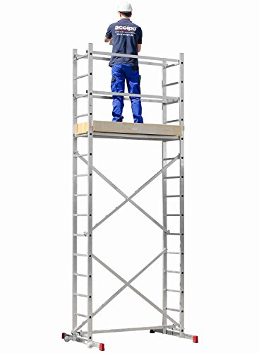 Strukturo Fahrgerüst Arbeitshöhe 5 m Rollgerüst Leichter Aufbau