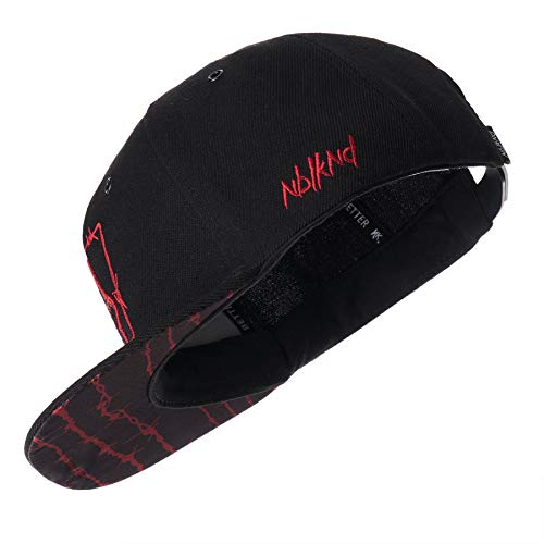 Nebelkind Unisex Snapback Cap Barbed Wire Stacheldraht Kappe Schwarz One Size