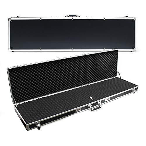 Wiltec Waffenkoffer Gewehrkoffer Munitionskoffer Alukoffer verschließbar 134,62x36x11,43cm