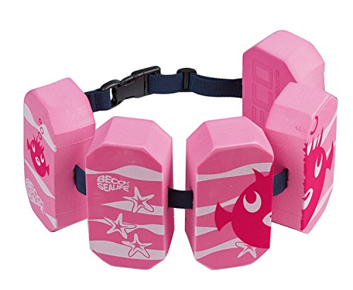 Beco 96071 4 - Schwimmgürtel Sealife, für 2 - 6 Jahre, 15 - 30 kg, pink