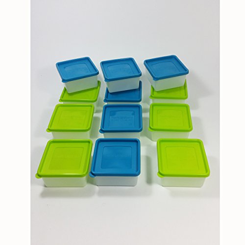 12 Stück Tiefkühldosen 0,5 Liter -40 °C bis +95 °C inkl. Gefrieretiketten