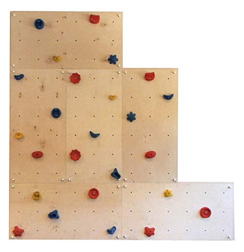 Indoor-Kletterwand IW6 4,32 m² mit 25 Griffen für Kinder und Erwachsene