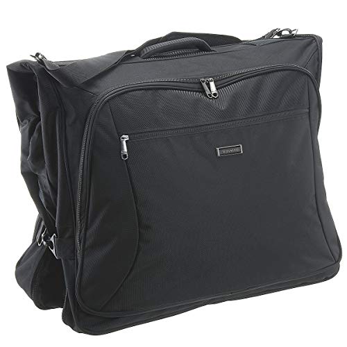 Travelite Knitterfrei reisen: Klassische Gepäck-Serie Mobile macht Sie auf Geschäftsreise mobil mit Stil Kleidertasche, 110 cm, 60 Liter, schwarz