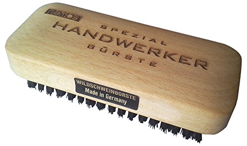 Remos Handbürste aus Buchenholz mit Wildschweinborsten 110 x 45 mm