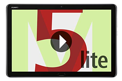 Huawei MediaPad M5 lite LTE Tablet-PC 25,6 cm (10,1 Zoll), Full HD, Kirin 659, 3 GB RAM, 32 GB interner Speicher, Android 8.0, EMUI 8.0, grau