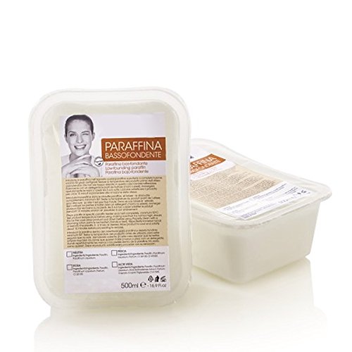 Kosmetex Paraffin-wachs Neutral Parfümfrei, Paraffinbad mit niedrigeren Schmelzpunkt, 2 x 500ml, Wachs Neutral