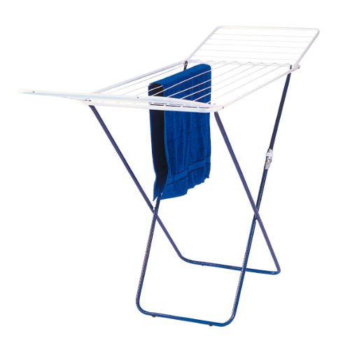 Axentia 251555 Flügelwäschetrockner, Pulverbeschichtet Stahlrohr, Farbig Sortiert, 180 x 55 x 92 cm