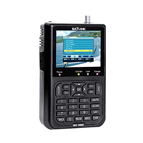 Hylotele Profi Satfinder, SAT Messgerät Satelliten Finder Satellitensucher LCD-Display-Daten Digitaler Sat Finder Messgerät 3.5in