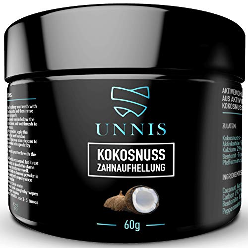 Natürliche Kokosnuss Aktivkohle Pulver Zahnaufhellung für Weiße Zähne Bleaching Aktivkohle Zahnpasta Activated Charcoal powder Teeth Whitening