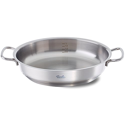 Fissler Servierpfanne original-profi collection – Edelstahl 28 cm Durchmesser – Ceran, Induktion geeignet – 084-358-28-100/0