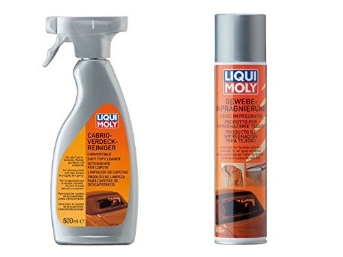 Liqui Moly 1593 Cabrio-Verdeckreiniger 500ml+ 1594 Gewebe-Imprägnierung 400ml