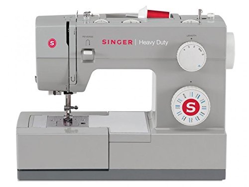 Singer Heavy Duty 4423, Elektrische Nähmaschine -- Sehr schnell -- 23 integrierte Stiche -- Freiarm | Profi Haushaltsnähmaschine für dicke Stoffe | Nutzstich-Nähmaschine zum Nähen von Leder und Jeans mit Zubehör