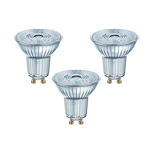 Osram LED-Reflektorlampe| Warm White (2700 K) | Sockel GU10 |ersetzt Reflektorlampen mit 50 W | 4,30 W | LED BASE PAR16