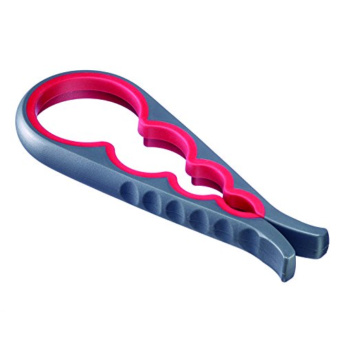 Westmark Glas- und Flaschenöffner/Deckelöffner, Länge: 23 cm, Kunststoff, Moby Dick, Athrazit/Rot, 10482260