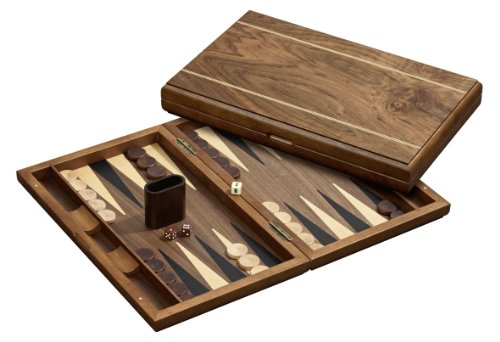 Philos 1125 - Backgammon Delos, große Kassette, Magnetverschluss