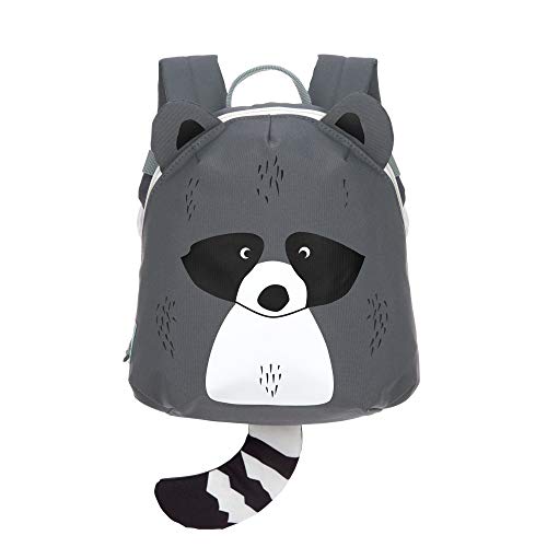 LÄSSIG Kinderrucksack für Kita Kindertasche Krippenrucksack mit Brustgurt/Tiny Backpack, About Friends Racoon